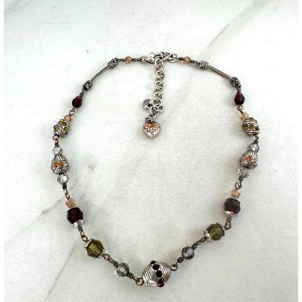Brighton Jewel Fantasy Multicolor Crystal Beaded Necklace